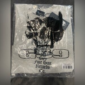 G59 Grey five nine cropped top short sleeve women’s shirt M suicide boys